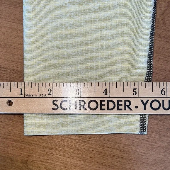 Outdoor Voices Tri-Color 7/8 Springs Leggings Green Grey Yellow‎ Women's Medium - Picture 4 of 9